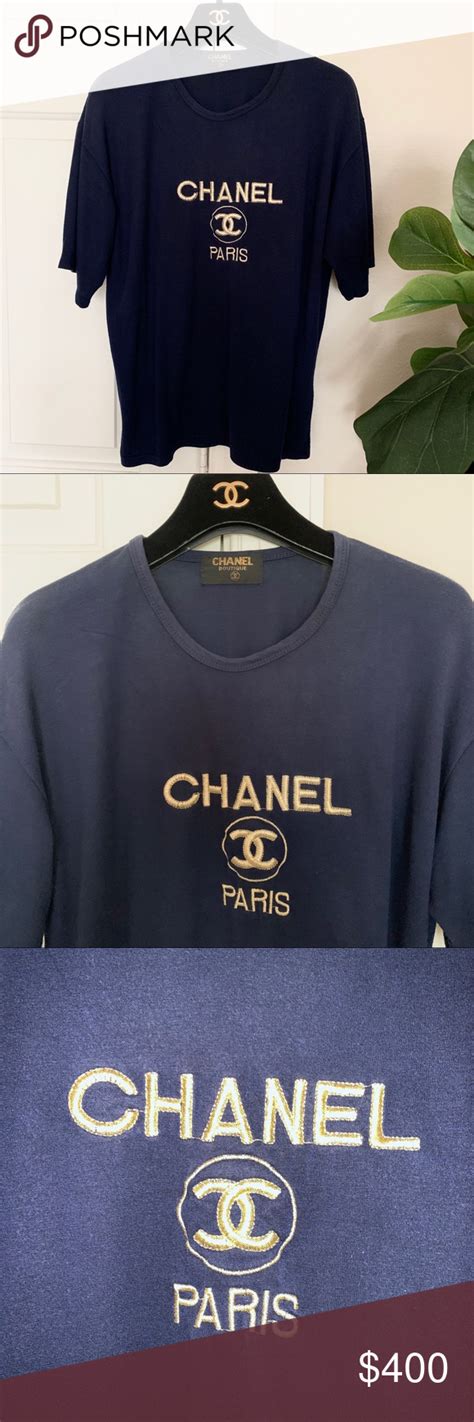 chanel mannen shirt|authentic chanel t shirt.